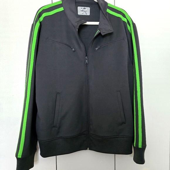 Express Dark Gray Knit Zip Up Jacket size XL - Picture 14 of 14